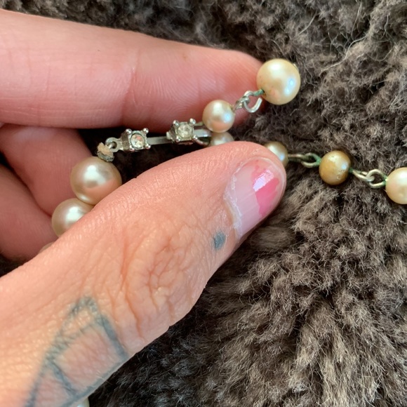 Vintage beaded mini purse and pearl necklace - Picture 8 of 8